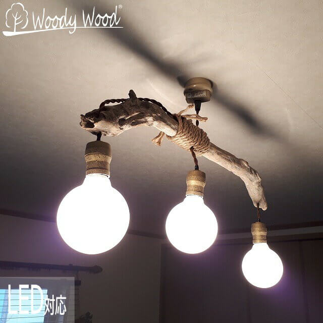 woodywood LED 3灯 00128